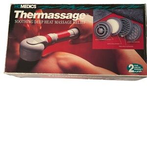 Homedics Thermassage Heat Massager 4 Attachments 3 Variable Settings Pre-Owned